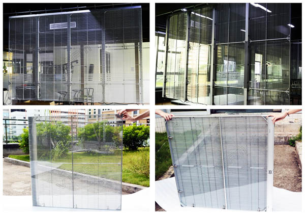 威特姆光电 LED通明屏iClear吊装装置及箱体展示